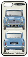 Austin Mini Cooper S 1964-67 Phone Cover Vertical
